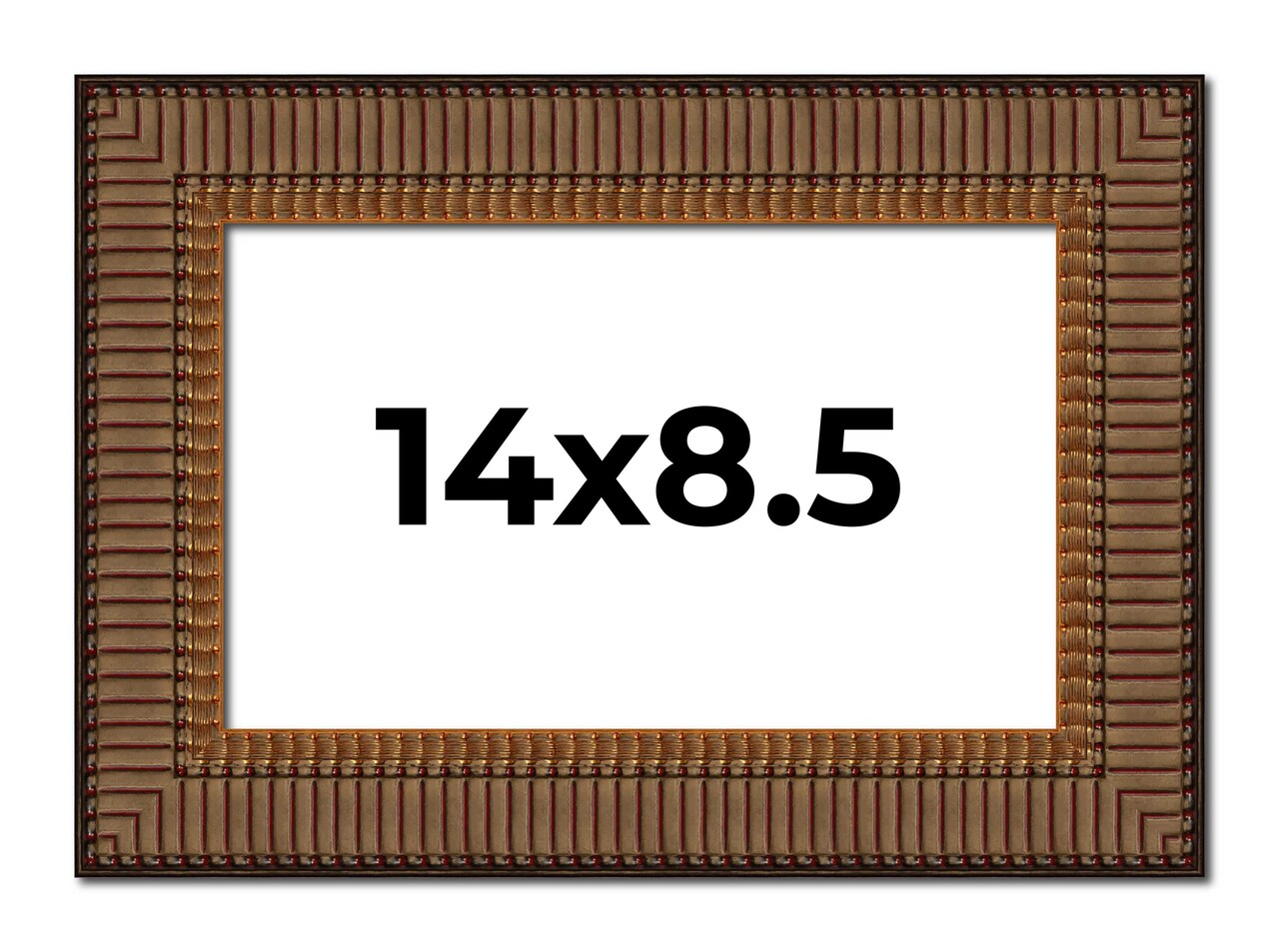 Photo Size Museum Black Picture Frame - UV Acrylic, Foam Board Backing, Hanging Hardware